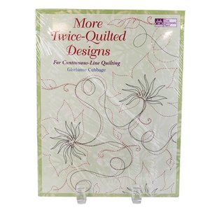 More Twice-Quilted Designs For Continuous-Line Quilting – Boxed Loose Leaf NWT